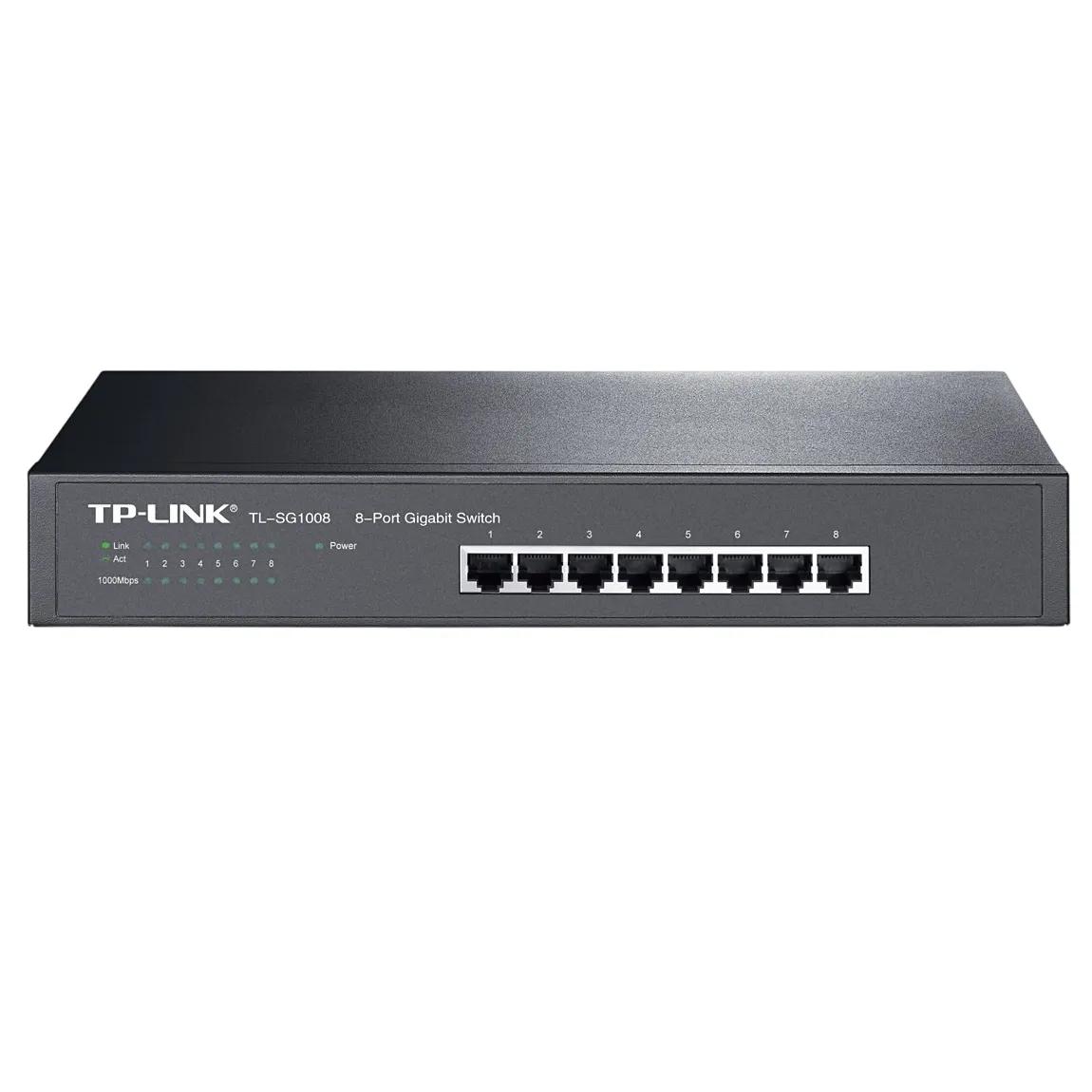 Комутатор TP-Link TL-SG1008 - мініатюра 3
