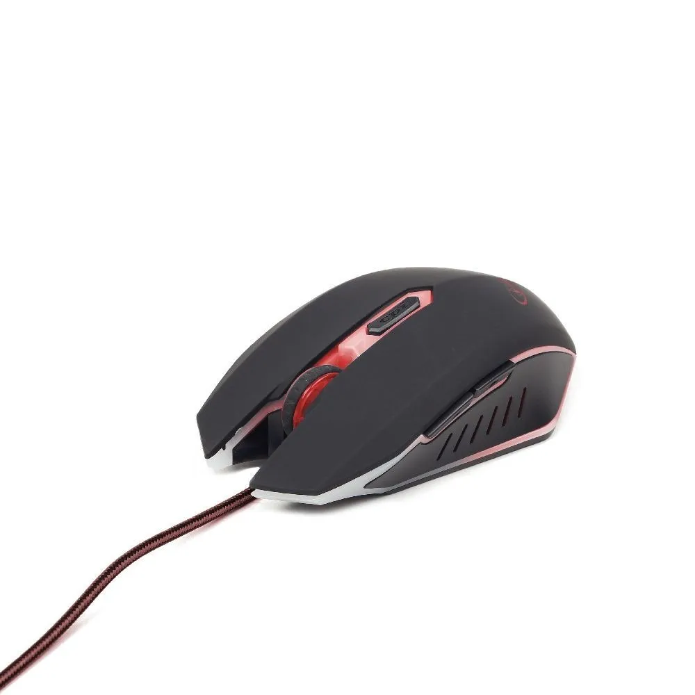 Миша Gembird MUSG-001-R червона USB - мініатюра 3