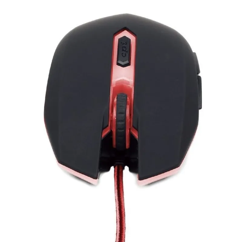 Миша Gembird MUSG-001-R червона USB - мініатюра 4