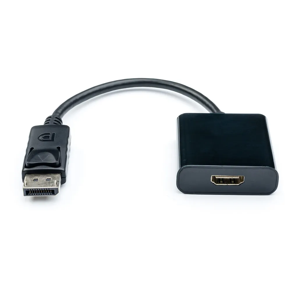 Перехідник Atcom DisplayPort - HDMI (M/F), 0.1 м, Black (16852) - зображення 1