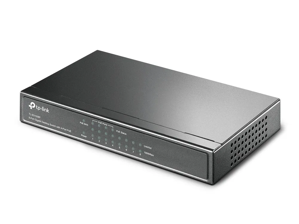 Комутатор TP-Link TL-SG1008P - мініатюра 4