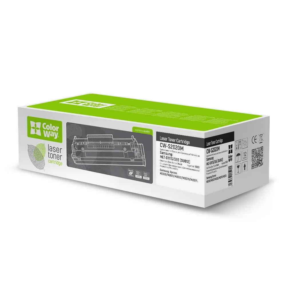 Картридж ColorWay (ColorWay-S2020M) Samsung SL-M2020/2020W/2070 (MLT-D111S) - мініатюра 10