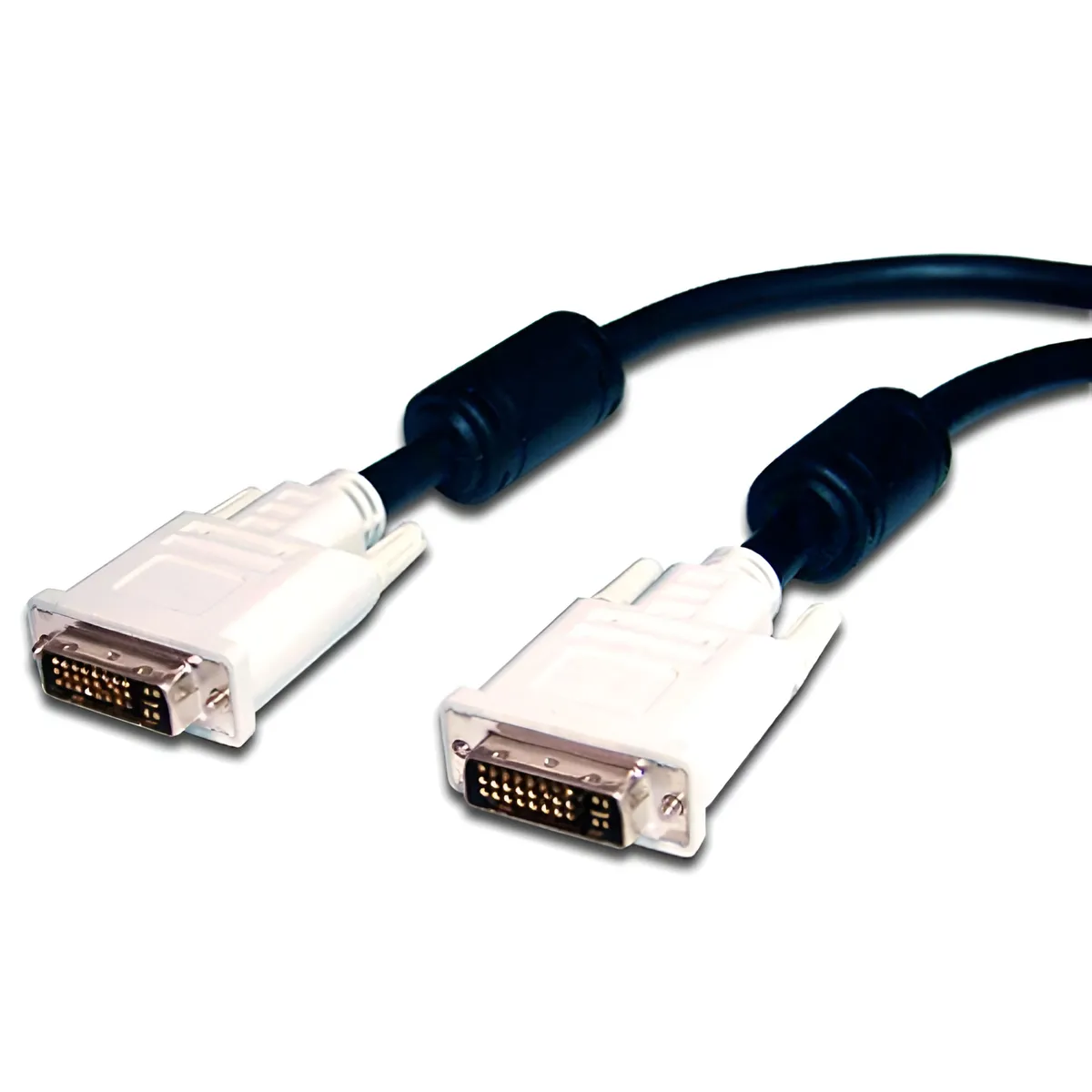 Кабель ATcom DVI - DVI (M/M), 24/24, 10 м, Black/White (10702) - зображення 1