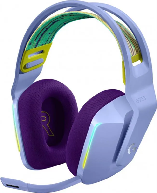 Гарнітура Logitech G733 Lilac (981-000890) - мініатюра 2
