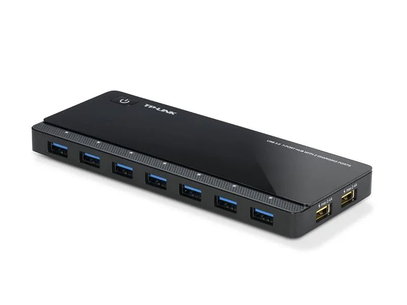 USB-хаб TP-Link UH720 7 ports Black - зображення 1