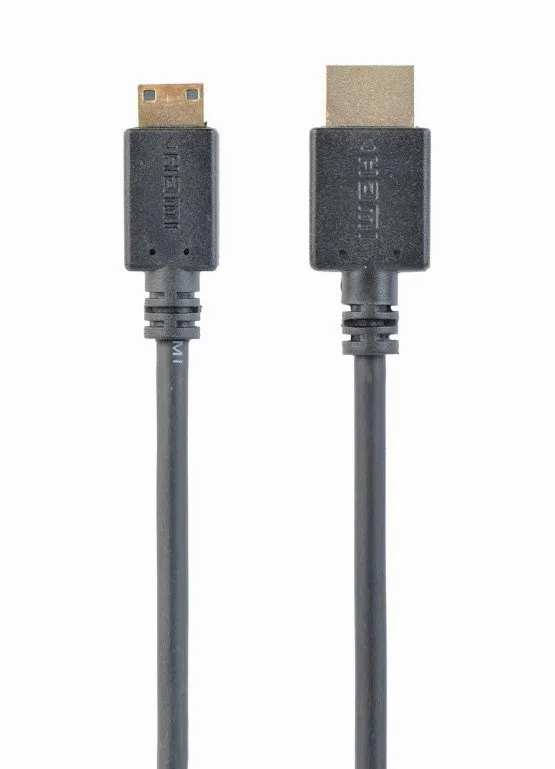 Кабель Cablexpert HDMI - mini-HDMI V 1.4 (M/M), 3 м, чорний (CC-HDMI4C-10) пакет - зображення 1