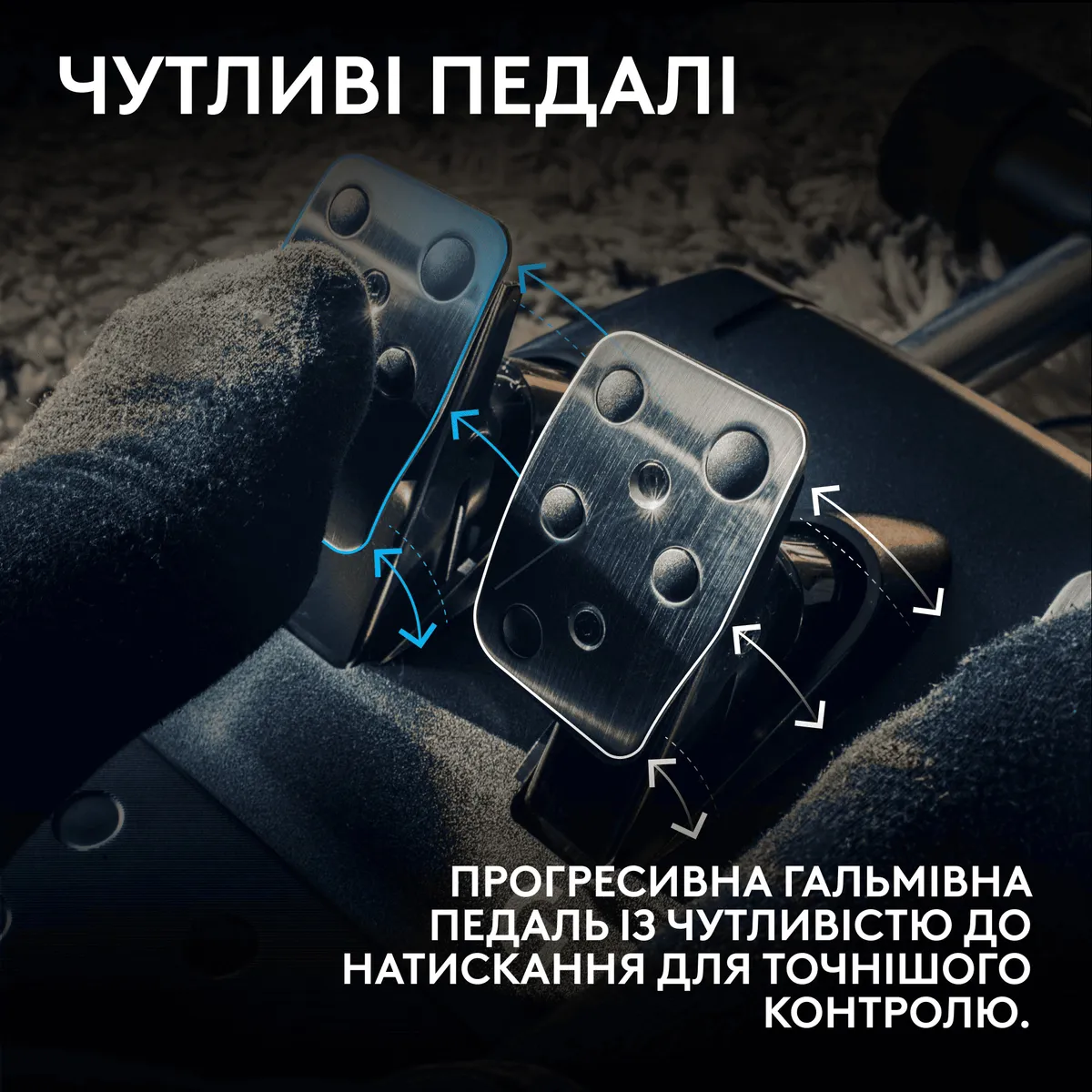 Кермо Logitech G923 for PS4 and PC Black (941-000149) - мініатюра 16