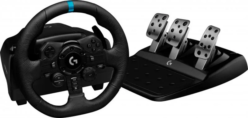Кермо Logitech G923 for PS4 and PC Black (941-000149) - мініатюра 2