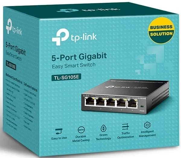 Комутатор TP-LINK TL-SG105E - зображення 1