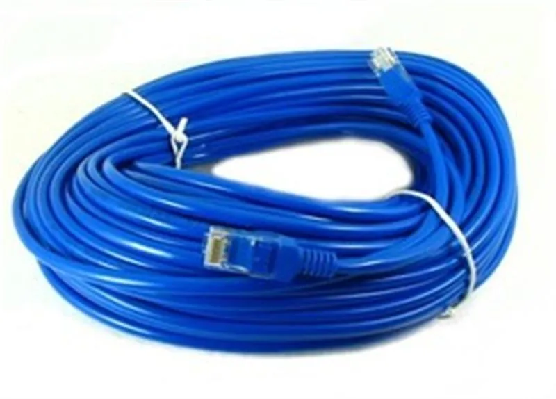 Патч-корд литой, UTP, RJ45, Cat.5e, 30m, синiй - зображення 1