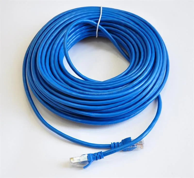 Патч-корд литий, UTP, RJ45, Cat.5e, 25m, синій - зображення 1