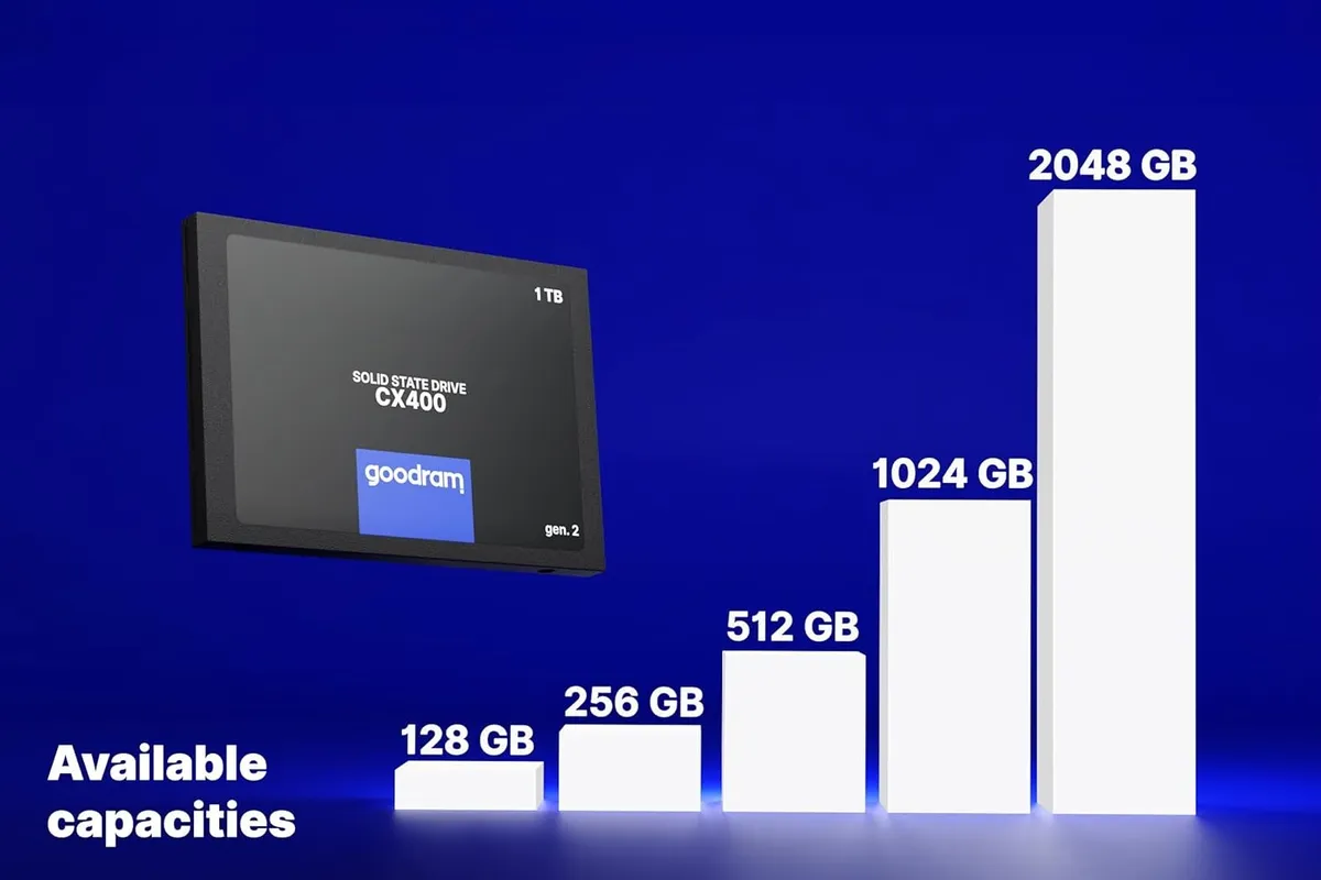 Накопичувач SSD  128GB Goodram CX400 Gen.2 2.5" SATAIII 3D TLC (SSDPR-CX400-128-G2) - мініатюра 7