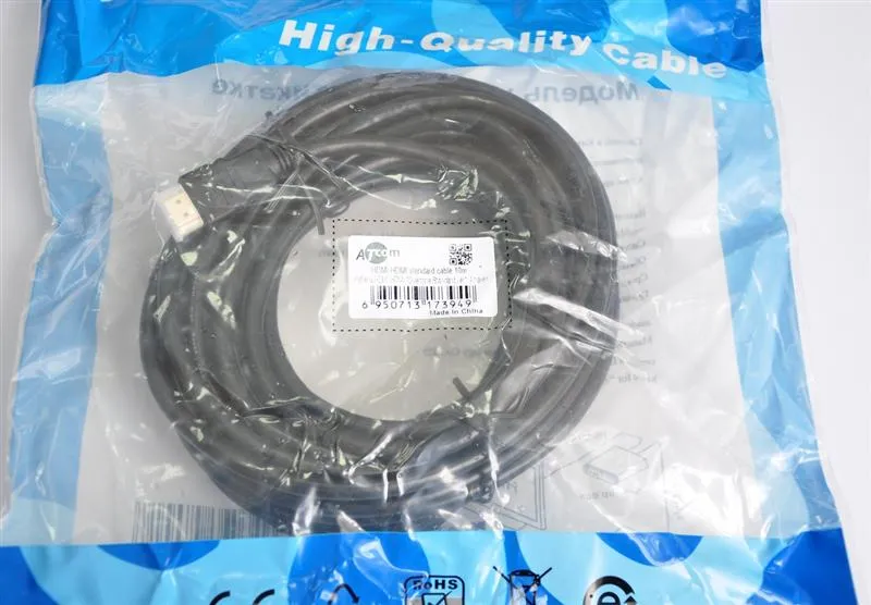 Кабель Atcom HDMI - HDMI, (M/M), 10 м, Black (17394) пакет - мініатюра 2