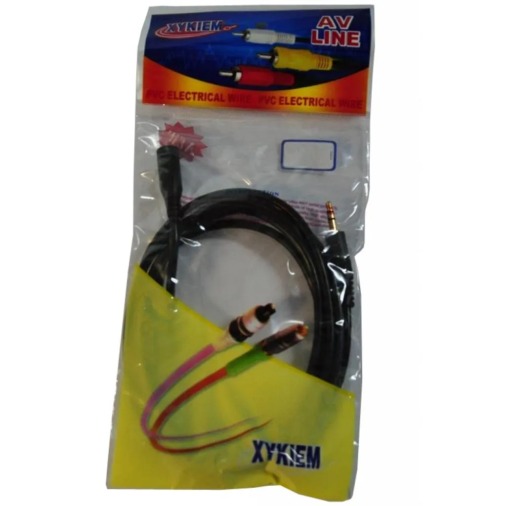 Аудио-кабель Atcom mini-jack 3.5мм to mini-jack 3.5мм  1,8м пакет - мініатюра 2