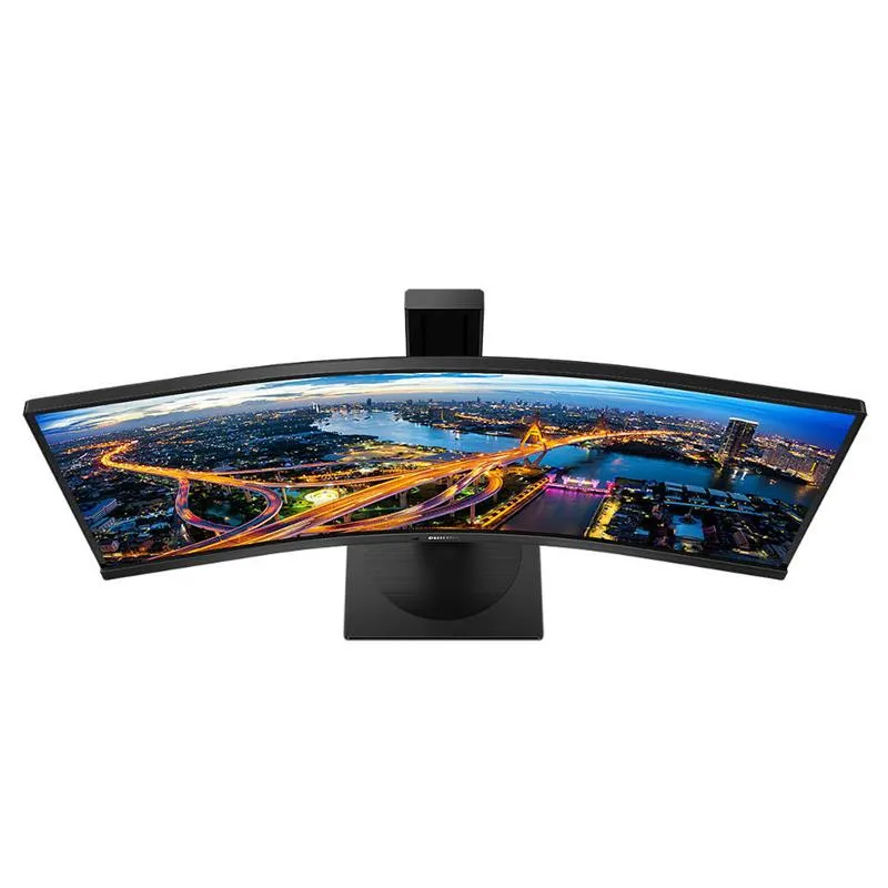 Монiтор Philips 34" UltraWide 345B1C/00 VA Black Curved - мініатюра 4