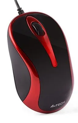 Миша A4Tech N-350-2 Red/Black V-Track - зображення 1