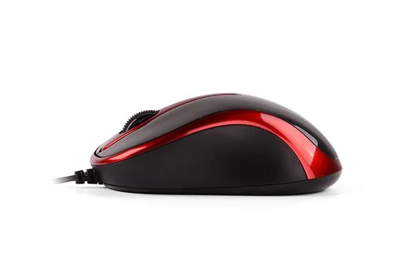 Миша A4Tech N-350-2 Red/Black V-Track - мініатюра 2