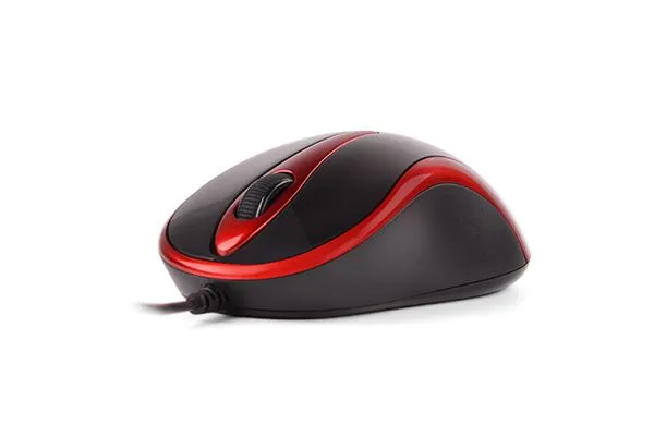 Миша A4Tech N-350-2 Red/Black V-Track - мініатюра 3