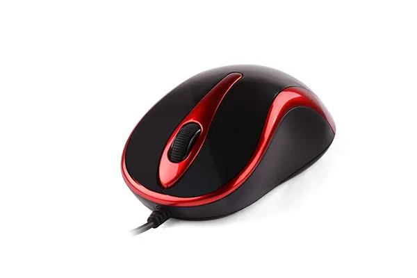 Миша A4Tech N-350-2 Red/Black V-Track - мініатюра 4