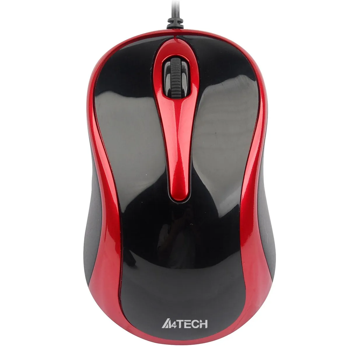 Миша A4Tech N-350-2 Red/Black V-Track - мініатюра 5
