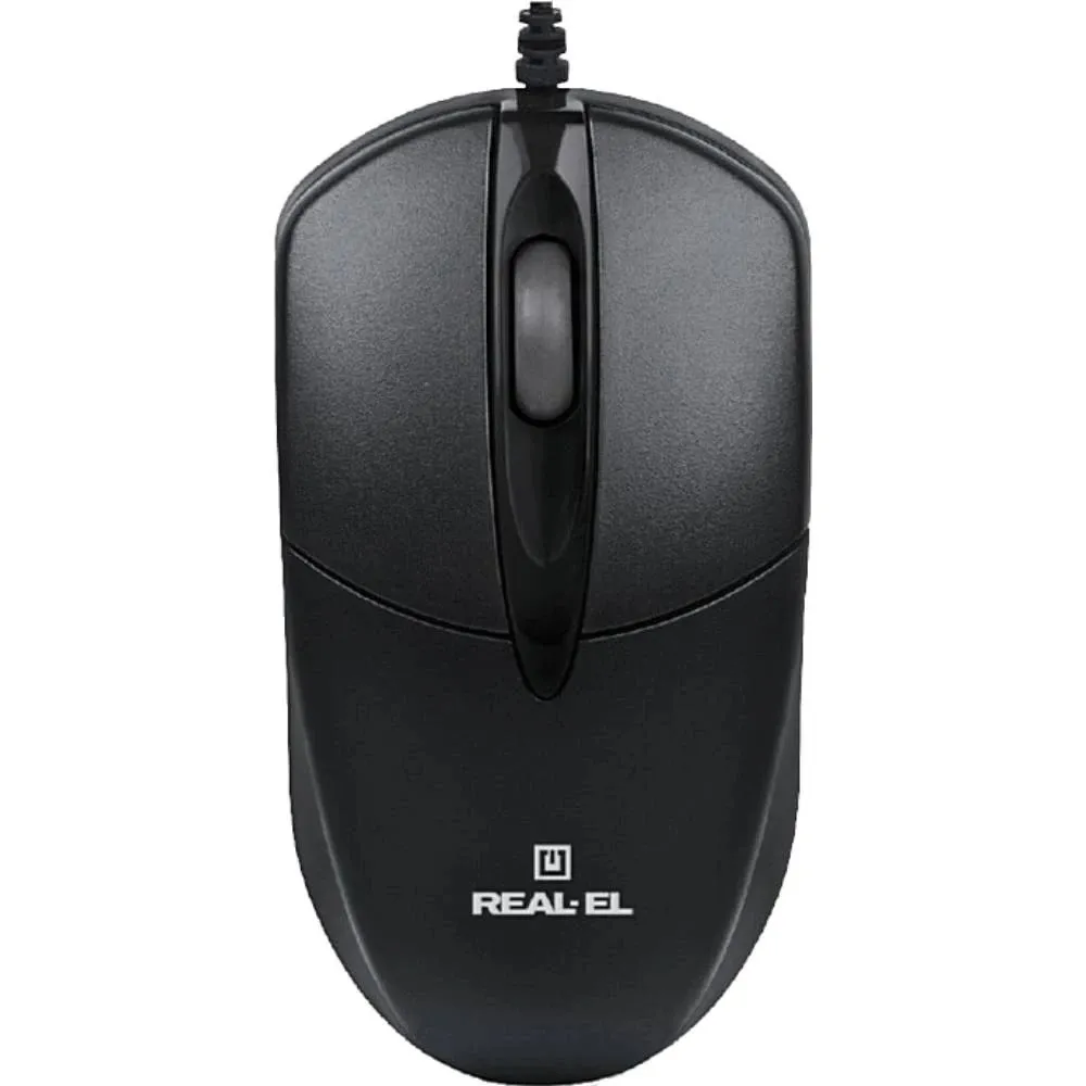Миша REAL-EL RM-211 Black USB - мініатюра 2