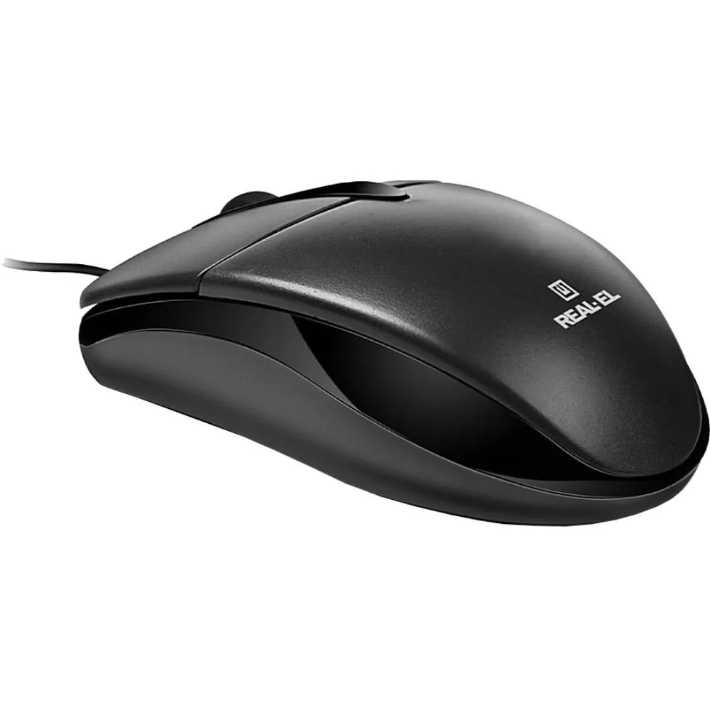 Миша REAL-EL RM-211 Black USB - мініатюра 4