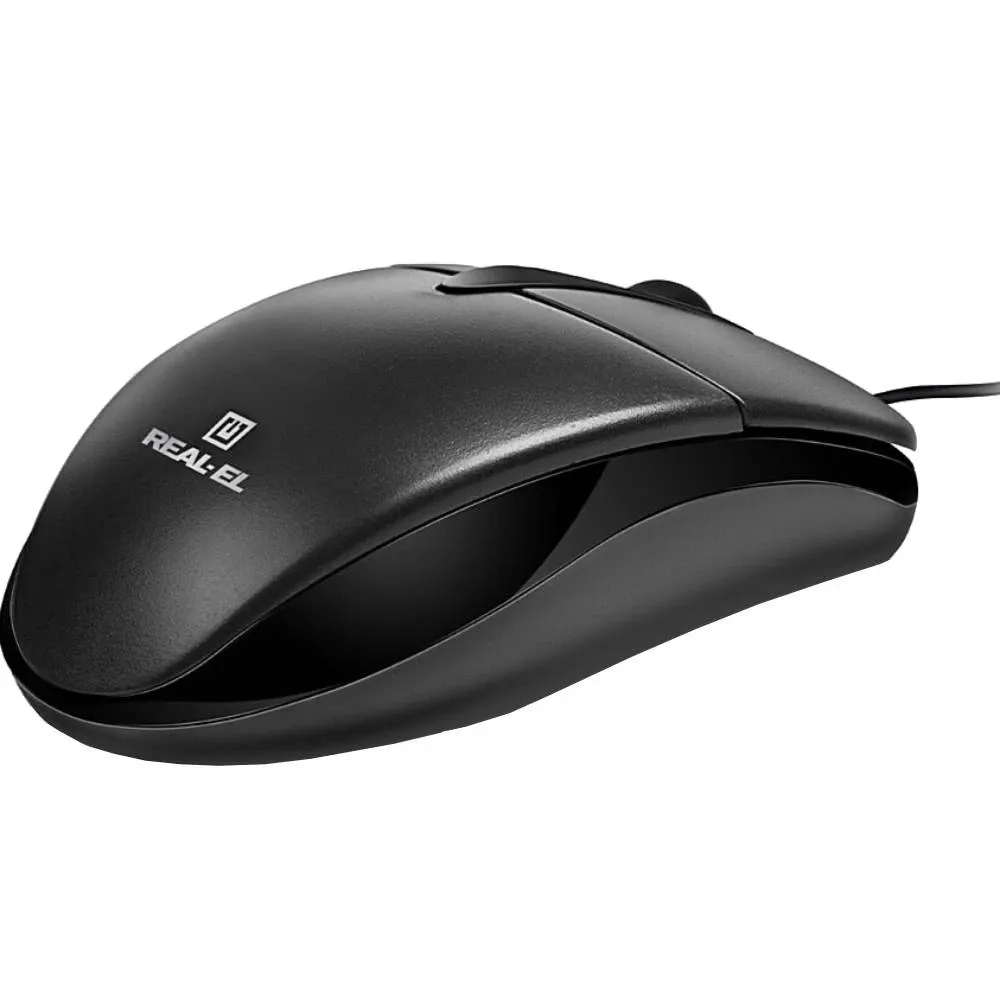 Миша REAL-EL RM-211 Black USB - мініатюра 5