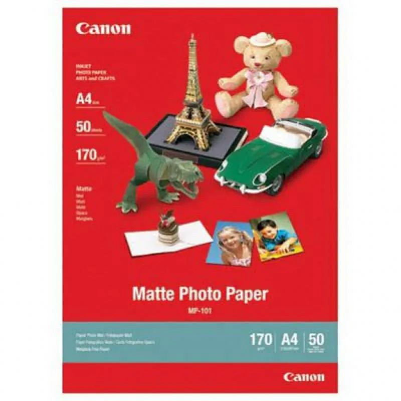 Фотопапір CANON (MP-101) Photo Paper Matte матовий 170г/м2 А4 50л (7981A005)