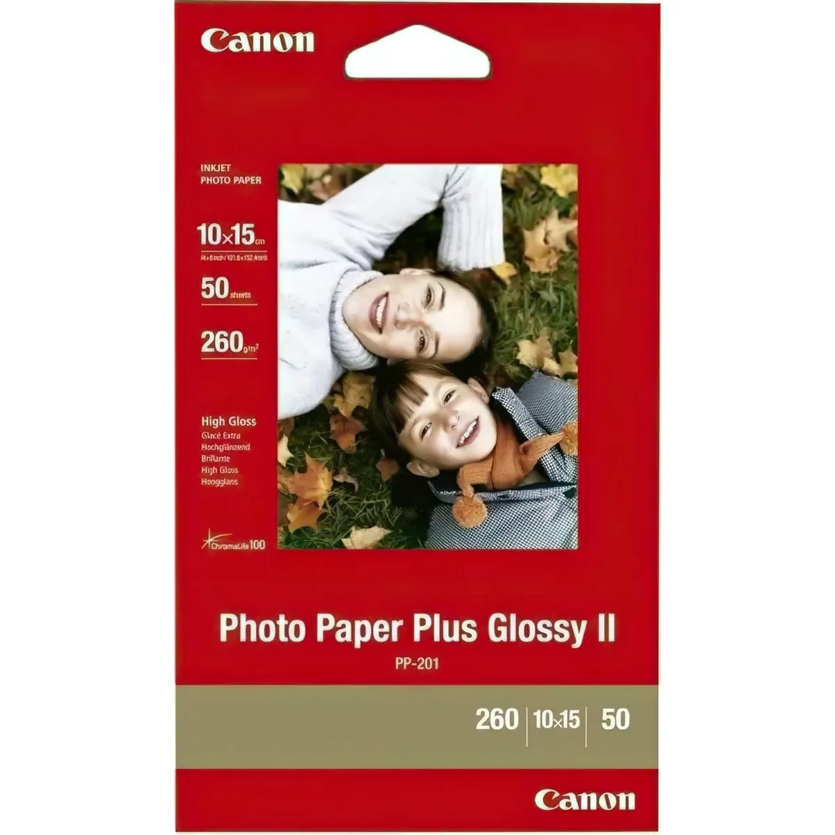 Фотопапір Canon (PP-201) Photo Paper Plus глянсовий 260г/м2 10x15см 50л (2311B003)