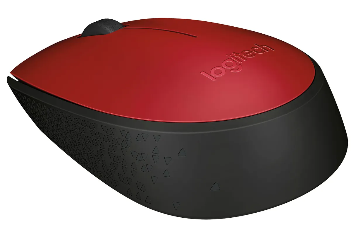 Миша бездротова Logitech M171 Red/Black (910-004641) - зображення 1
