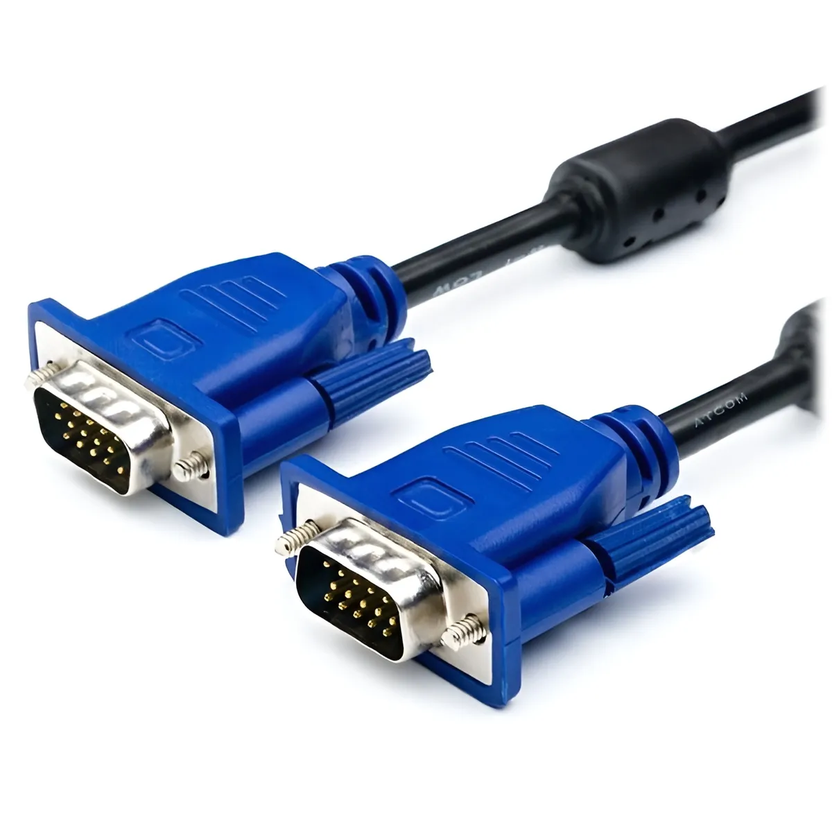 Кабель Atcom VGA - VGA (M/M), HD15, 30 м, Black (AT9153) - зображення 1