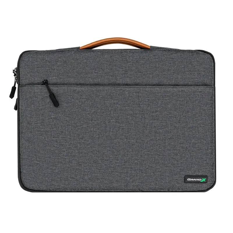 Чохол-сумка для ноутбука Grand-X SLX-15D 15" Dark Grey - мініатюра 4