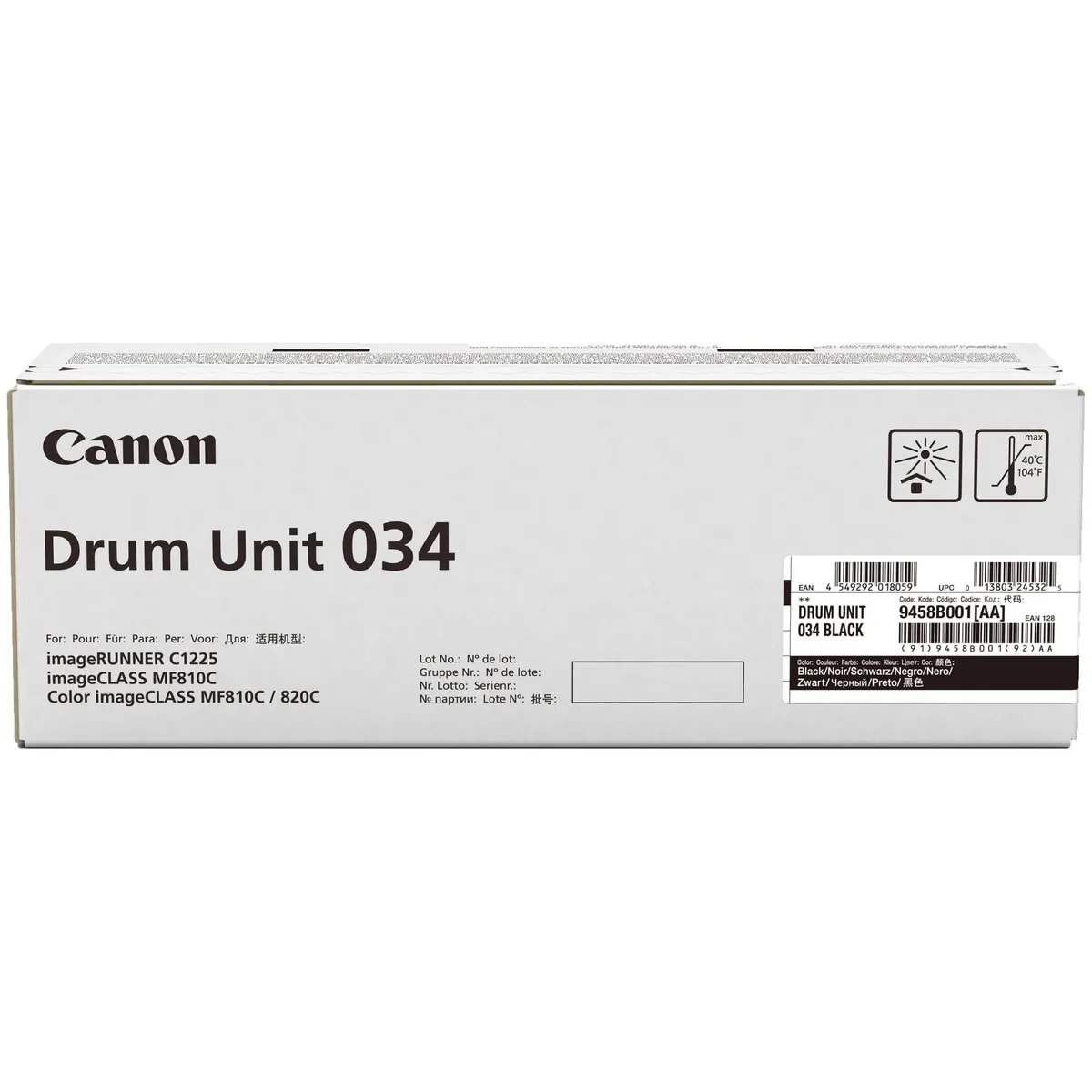 Драм-юнiт Canon (C-EXV034) C1225iF/C1225 (9458B001AA) Black - зображення 1