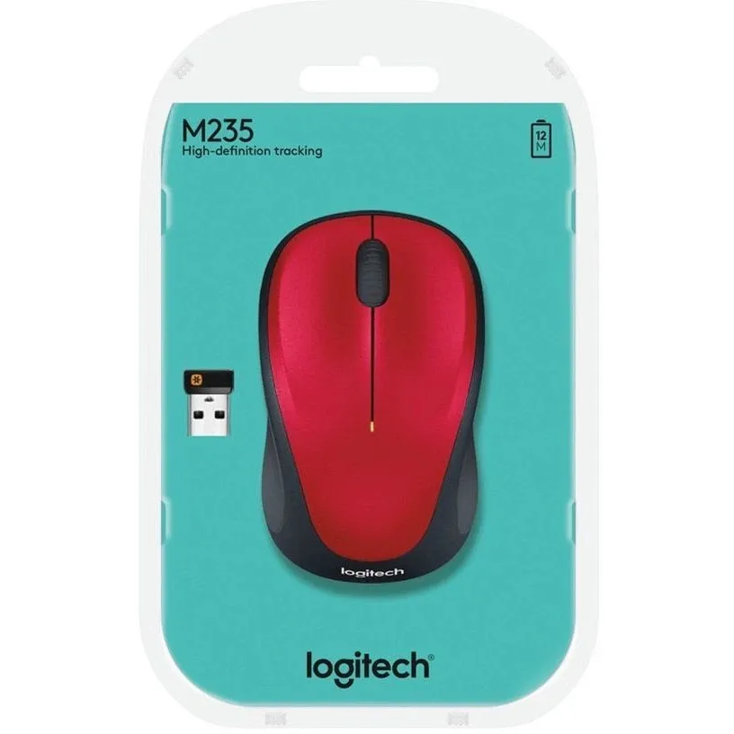 Миша бездротова Logitech M235 Red (910-002496) - мініатюра 8