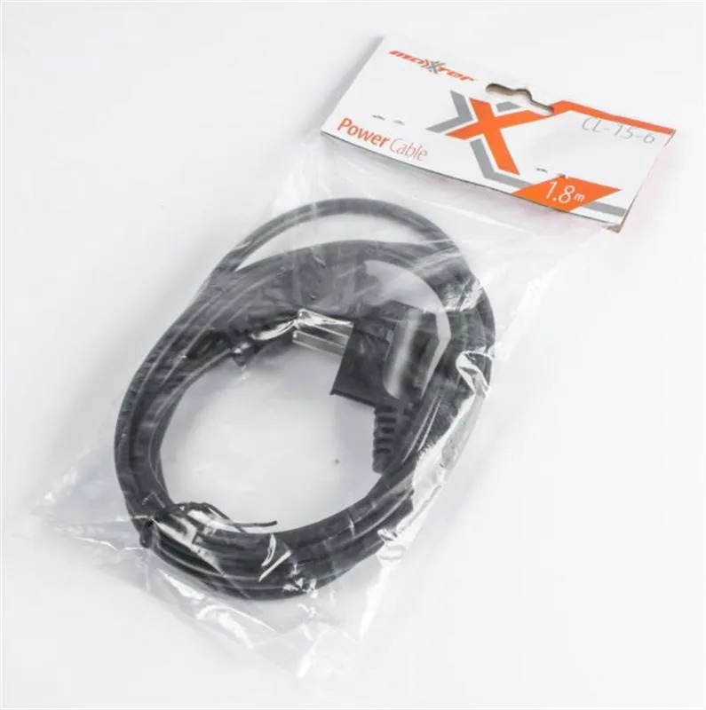 Кабель живлення Maxxter CL-15-6 CEE 7/7 - C5 1.8м - мініатюра 2