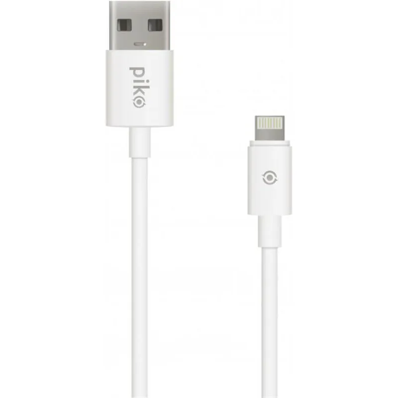 Кабель Piko CB-UL12 USB - Lightning (M/M), 2 м, White (1283126493867) - мініатюра 2