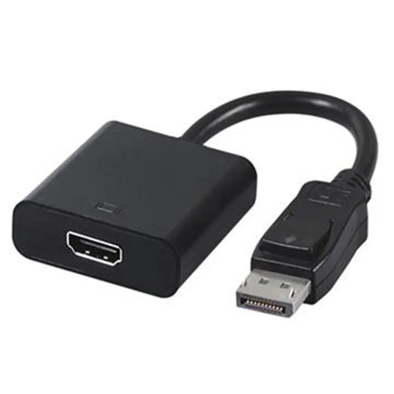 Адаптер Cablexpert DisplayPort - HDMI, 0.1 м (A-DPM-HDMIF-002) - зображення 1