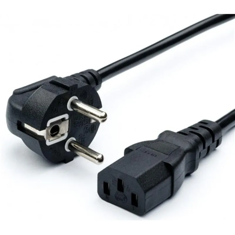 Кабель живлення для ПК Atcom CEE 7/7 - IEC C13 1.2м 0.5мм - зображення 1