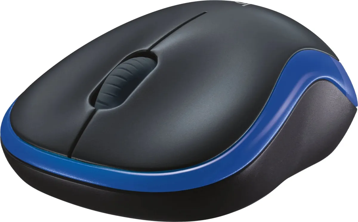 Миша бездротова Logitech M185 Blue (910-002236) - мініатюра 4