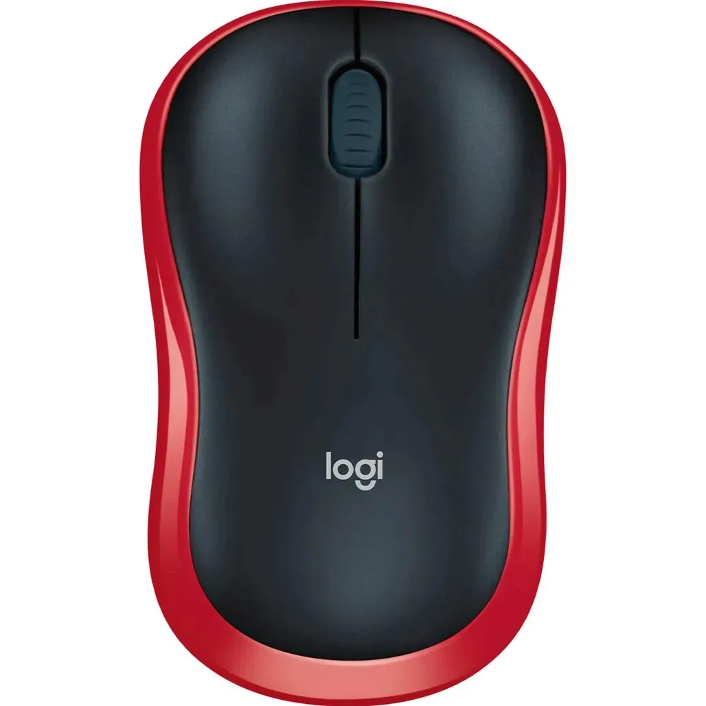 Миша бездротова Logitech M185 Red (910-002237) - зображення 1