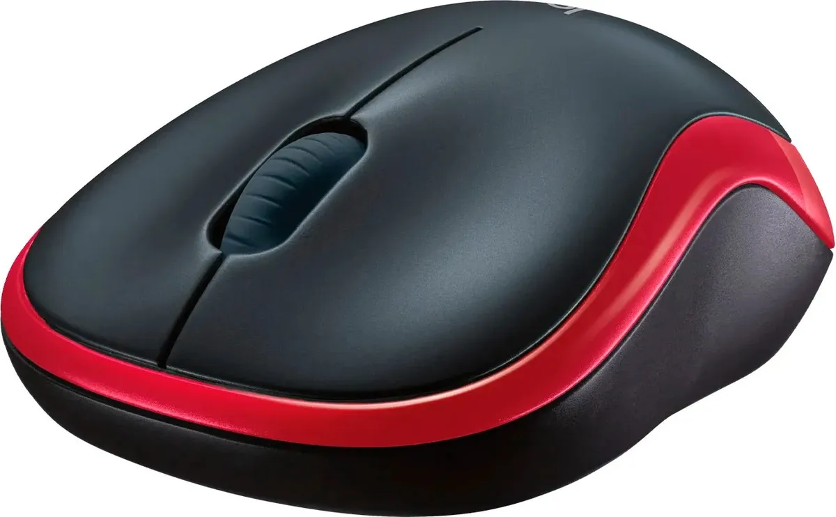 Миша бездротова Logitech M185 Red (910-002237) - мініатюра 3