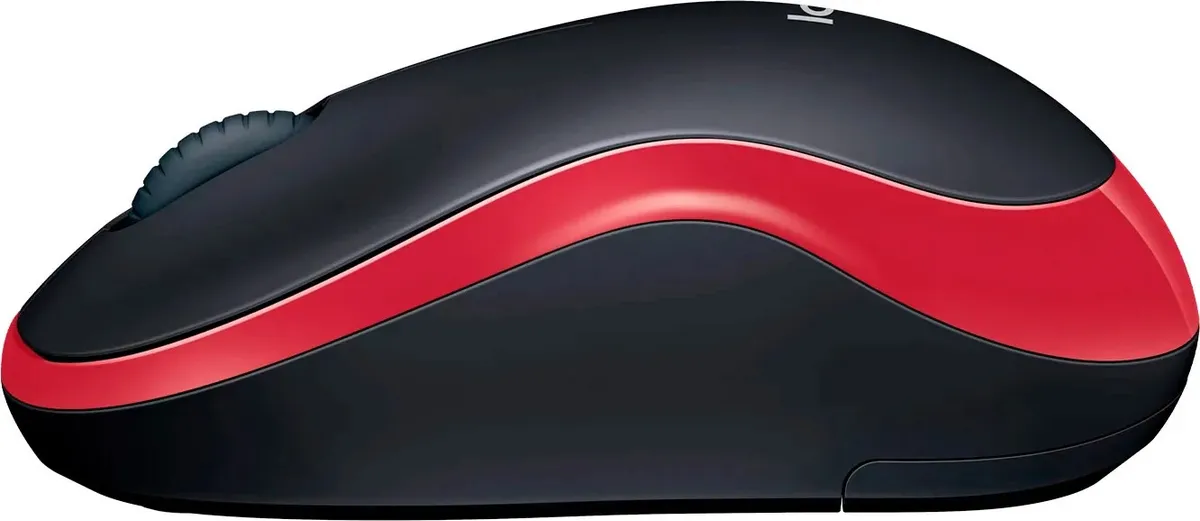 Миша бездротова Logitech M185 Red (910-002237) - мініатюра 4
