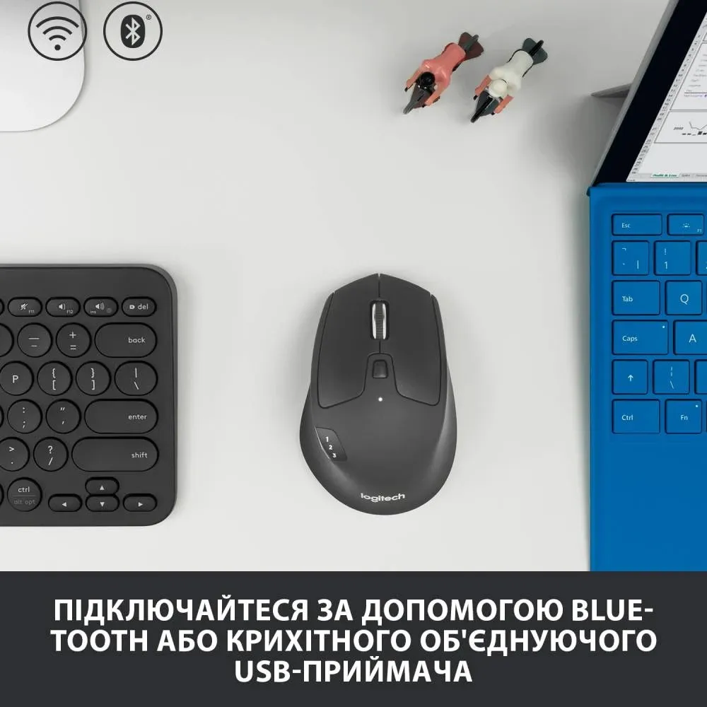 Миша бездротова Logitech M720 Triathlon Black (910-004791) - мініатюра 11