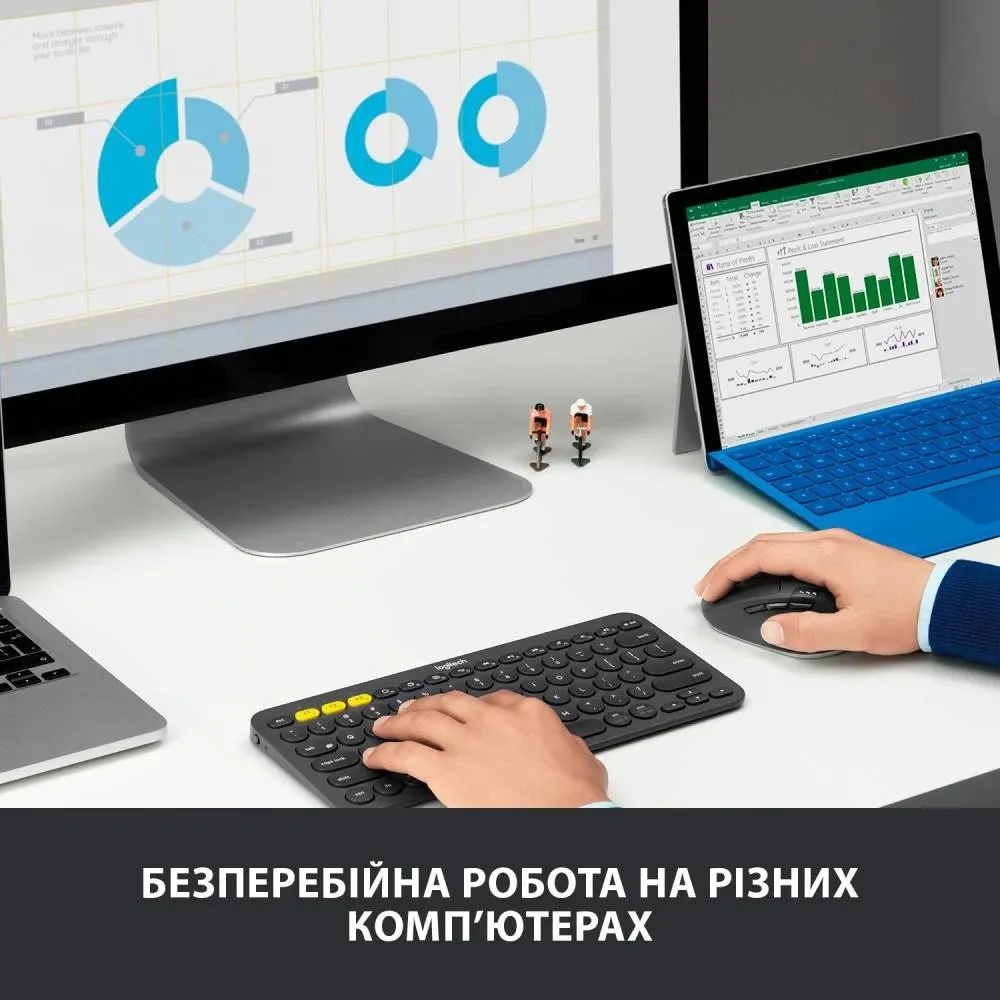 Миша бездротова Logitech M720 Triathlon Black (910-004791) - мініатюра 3