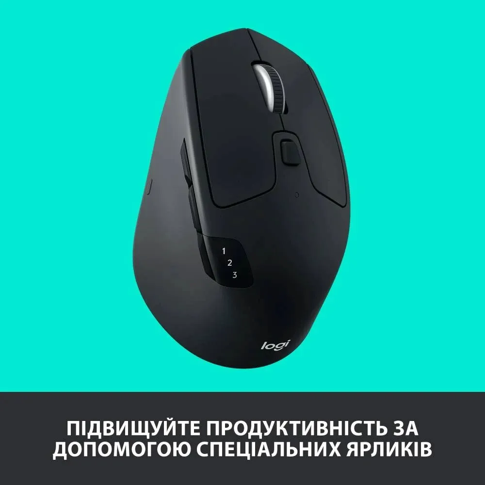 Миша бездротова Logitech M720 Triathlon Black (910-004791) - мініатюра 7