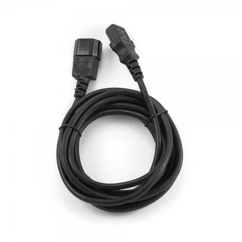 Кабель силовий Cablexpert PC-189-VDE-3M (С13-С14), VDE, чорний, 3м - мініатюра 2