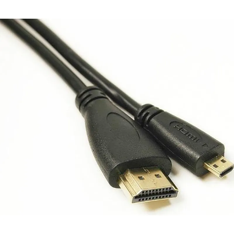 Кабель PowerPlant (KD00AS1242) HDMI-microHDMI v1.3, 2м, Black - мініатюра 3