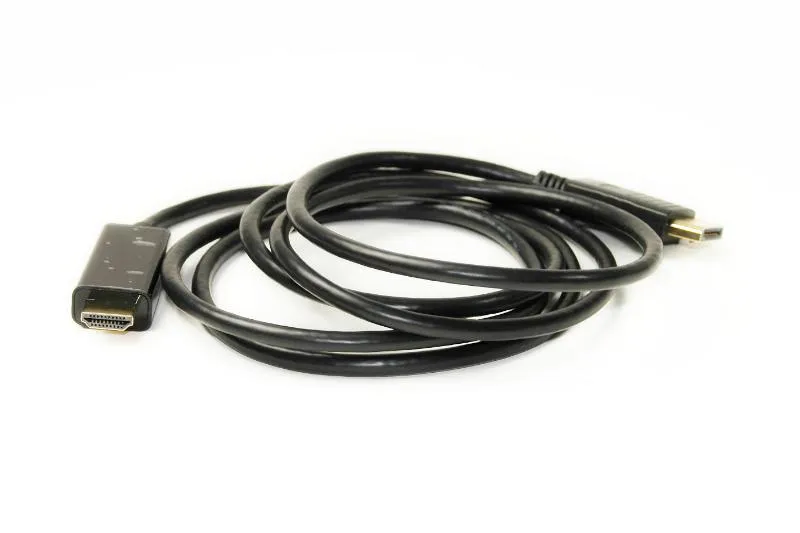Кабель PowerPlant (KD00AS1278) DisplayPort-HDMI v1.4, 1.8м, Black - зображення 1