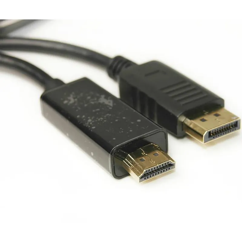Кабель PowerPlant (KD00AS1278) DisplayPort-HDMI v1.4, 1.8м, Black - мініатюра 3