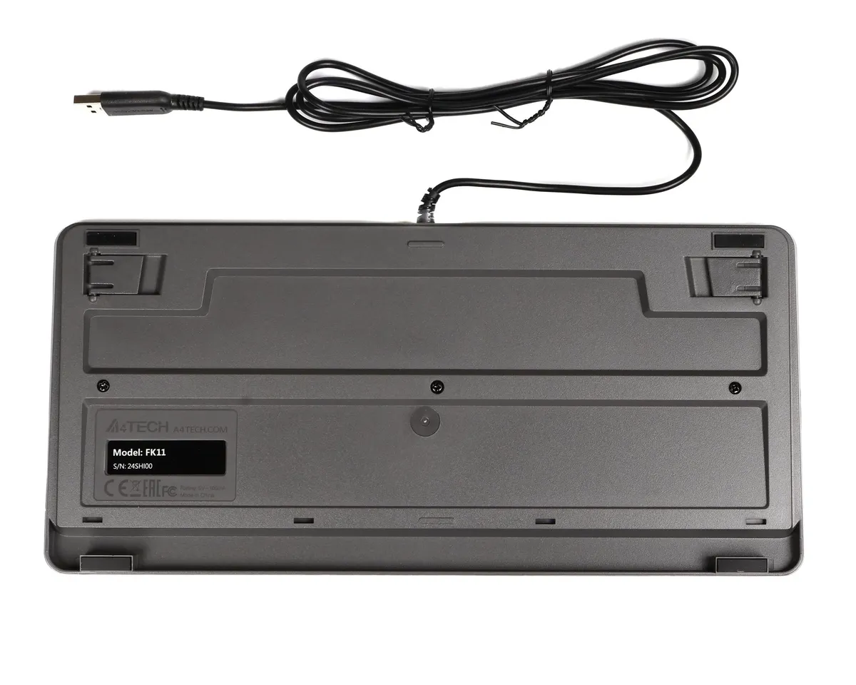 Клавіатура A4Tech FK11 Ukr Grey - мініатюра 5